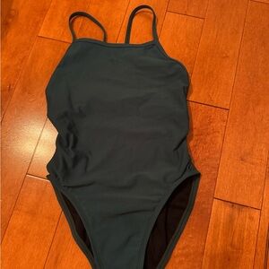 Jolyn Dark Green One Piece Swimsuit